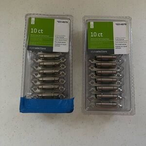 Set of 2 - Cabinet Hinges 10 ct - Satin Nickel Finish